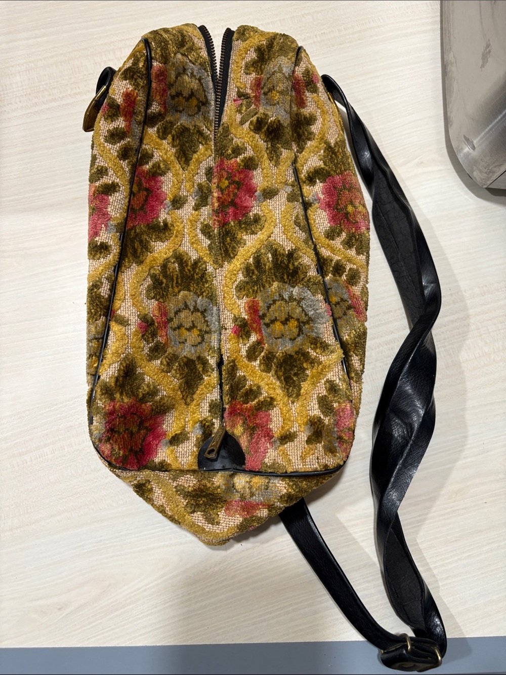 Vintage Floral Tapeatry Bag